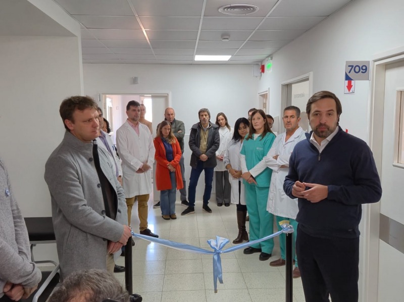 Se inaugur el sector de cuidados moderados del Hospital Municipal